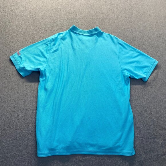 Tommy Bahama Polo Mens Size Size XL Short Sleeve Shirt Blue embroidery Golf - Picture 12 of 12